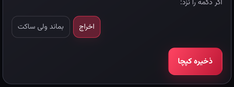اسکرین‌شات واقعی مینی‌اپ با اطلاعات پوشانده‌شده: رفتار بدون پاسخ را بررسی کن